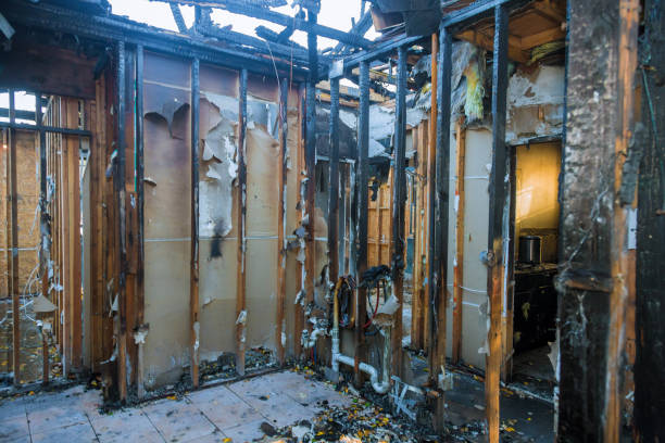 Professional Soot Cleanup technician working in Church Point, LA